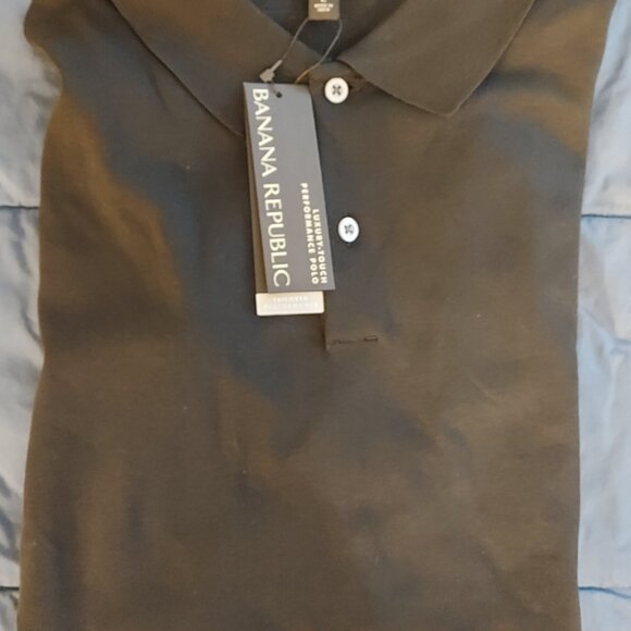 Banana Republic Luxury Touch Performance Black NWT Men’s L Polo - Picture 9 of 16